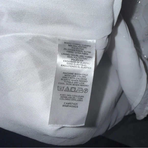 LOFT White Lace Blouse #215 - Picture 4 of 5